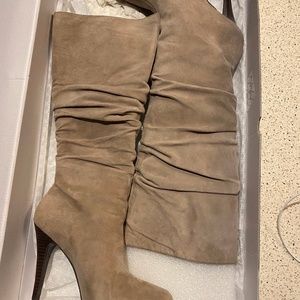 Banana Republic Taupe Suede boots